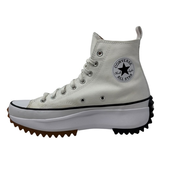 Converse Run Star Hike High White Black Gum Women’s Size 9.5 - Picture 4 of 9